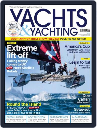 Yachts & Yachting September 1st, 2018 Digital Back Issue Cover