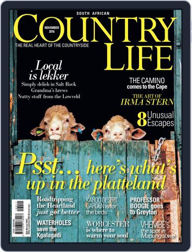 SA Country Life November 1st, 2016 Digital Back Issue Cover