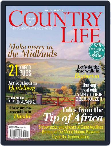 SA Country Life October 12th, 2014 Digital Back Issue Cover