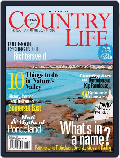 SA Country Life January 6th, 2014 Digital Back Issue Cover
