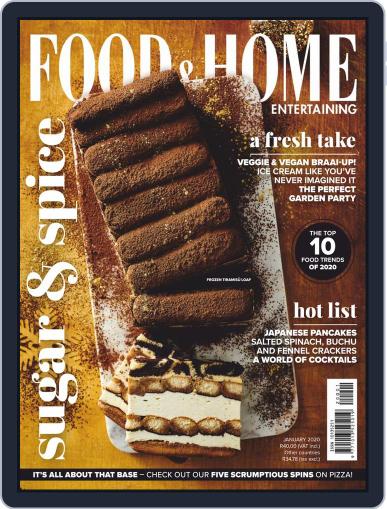 Food & Home Entertaining January 1st, 2020 Digital Back Issue Cover
