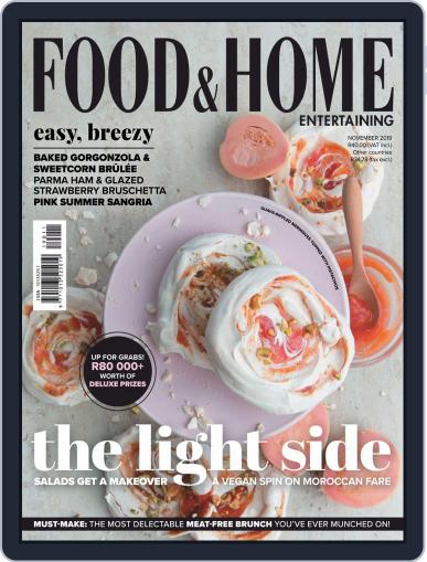 Food & Home Entertaining November 1st, 2019 Digital Back Issue Cover