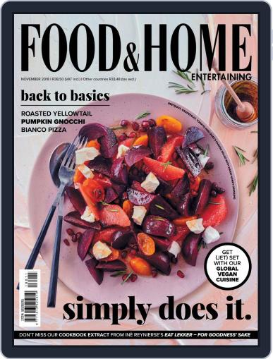 Food & Home Entertaining November 1st, 2018 Digital Back Issue Cover