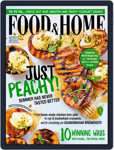 Food & Home Entertaining November 1st, 2017 Digital Back Issue Cover