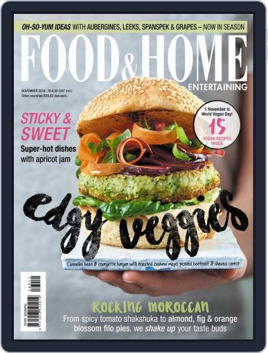Food & Home Entertaining November 1st, 2016 Digital Back Issue Cover