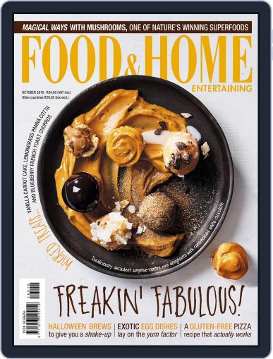 Food & Home Entertaining October 1st, 2016 Digital Back Issue Cover