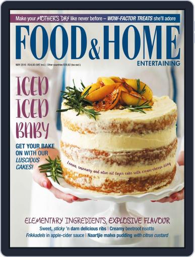 Food & Home Entertaining April 11th, 2016 Digital Back Issue Cover
