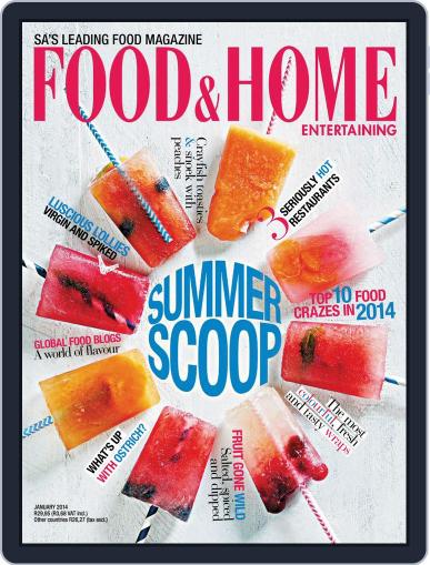 Food & Home Entertaining December 8th, 2013 Digital Back Issue Cover