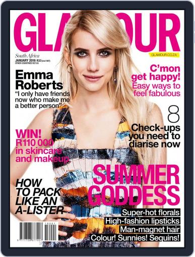 Glamour South Africa December 16th, 2015 Digital Back Issue Cover