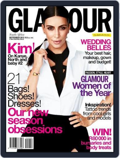 Glamour South Africa August 23rd, 2015 Digital Back Issue Cover