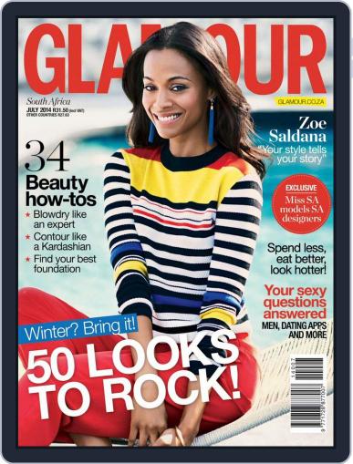 Glamour South Africa June 25th, 2014 Digital Back Issue Cover