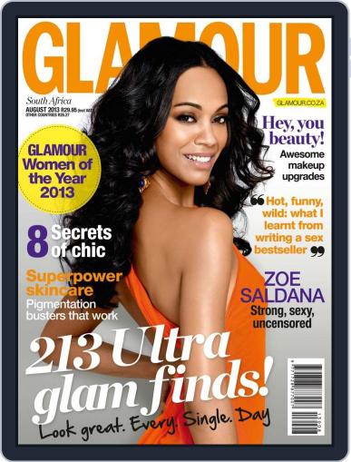 Glamour South Africa July 23rd, 2013 Digital Back Issue Cover