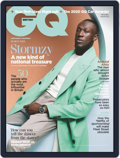 British GQ March 1st, 2020 Digital Back Issue Cover
