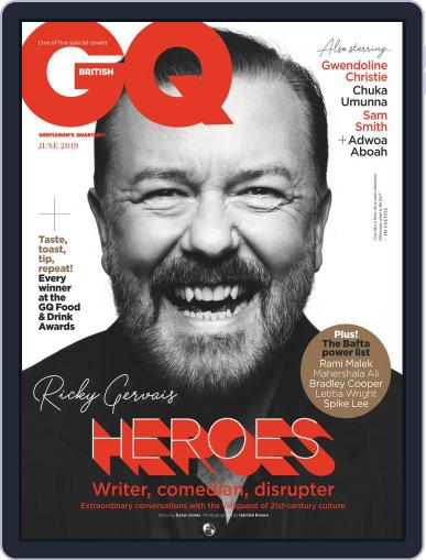 British GQ June 1st, 2019 Digital Back Issue Cover