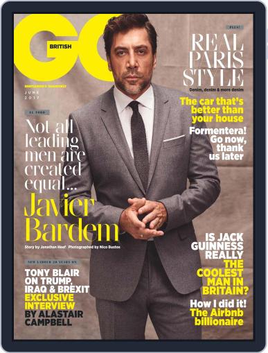 British GQ June 1st, 2017 Digital Back Issue Cover
