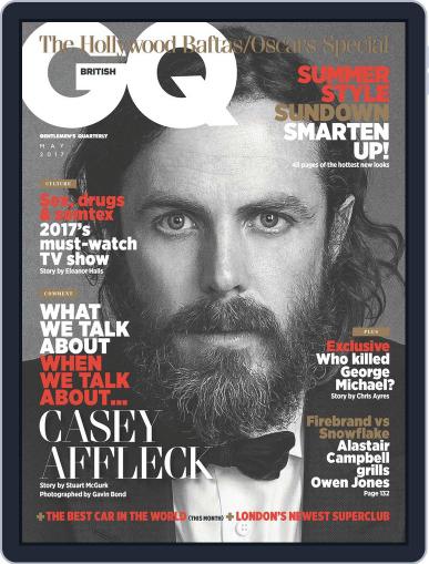 British GQ May 1st, 2017 Digital Back Issue Cover
