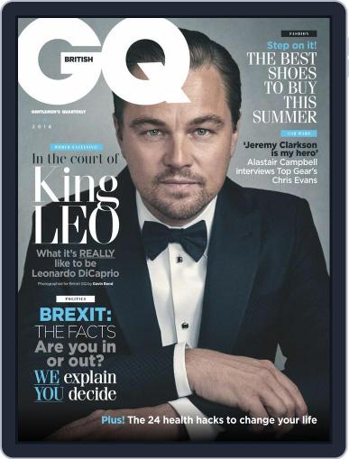 British GQ June 1st, 2016 Digital Back Issue Cover
