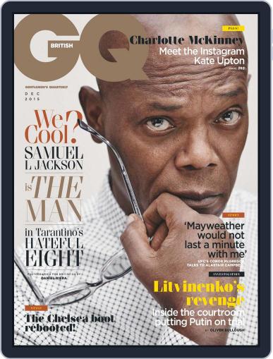 British GQ November 5th, 2015 Digital Back Issue Cover