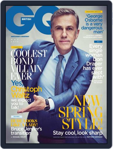 British GQ April 9th, 2015 Digital Back Issue Cover