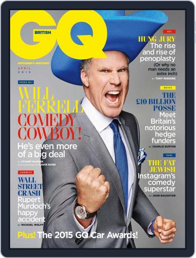 British GQ March 12th, 2015 Digital Back Issue Cover
