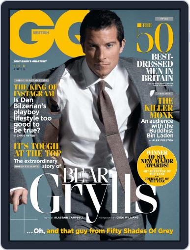 British GQ January 8th, 2015 Digital Back Issue Cover