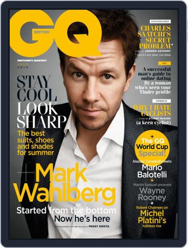 British GQ June 2nd, 2014 Digital Back Issue Cover