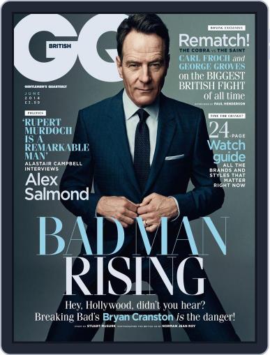 British GQ May 1st, 2014 Digital Back Issue Cover