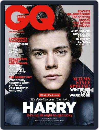 British GQ August 6th, 2013 Digital Back Issue Cover