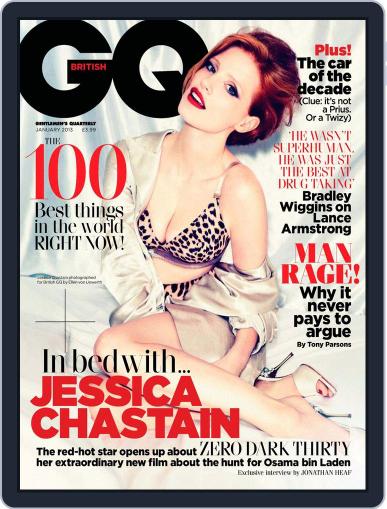 British GQ November 28th, 2012 Digital Back Issue Cover
