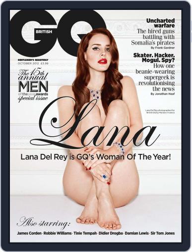 British GQ September 6th, 2012 Digital Back Issue Cover