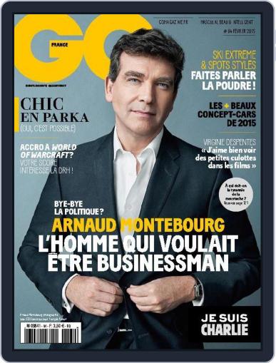 Gq France February 1st, 2015 Digital Back Issue Cover
