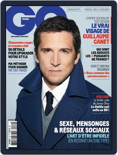 Gq France October 22nd, 2013 Digital Back Issue Cover