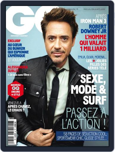 Gq France July 16th, 2013 Digital Back Issue Cover