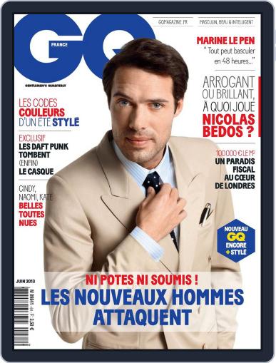 Gq France May 21st, 2013 Digital Back Issue Cover