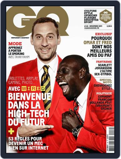 Gq France November 21st, 2011 Digital Back Issue Cover