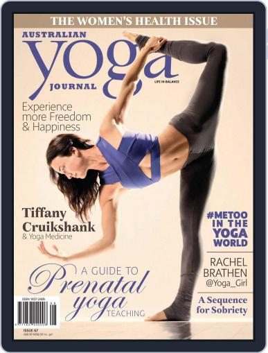Australian Yoga Journal May 1st, 2018 Digital Back Issue Cover