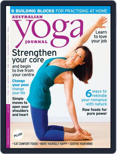 Australian Yoga Journal June 11th, 2013 Digital Back Issue Cover