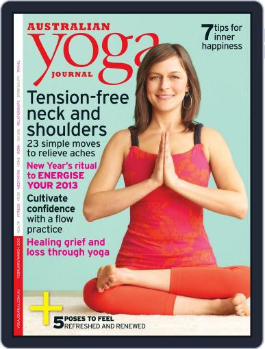 Australian Yoga Journal January 15th, 2013 Digital Back Issue Cover