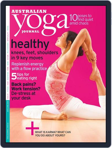 Australian Yoga Journal April 17th, 2012 Digital Back Issue Cover
