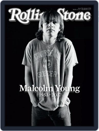 Rolling Stone Australia January 1st, 2018 Digital Back Issue Cover
