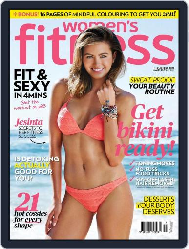 Women's Fitness Australia November 1st, 2015 Digital Back Issue Cover