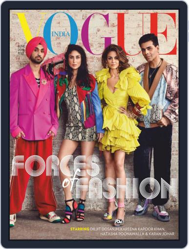 VOGUE India June 1st, 2019 Digital Back Issue Cover