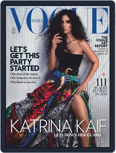 VOGUE India December 1st, 2018 Digital Back Issue Cover