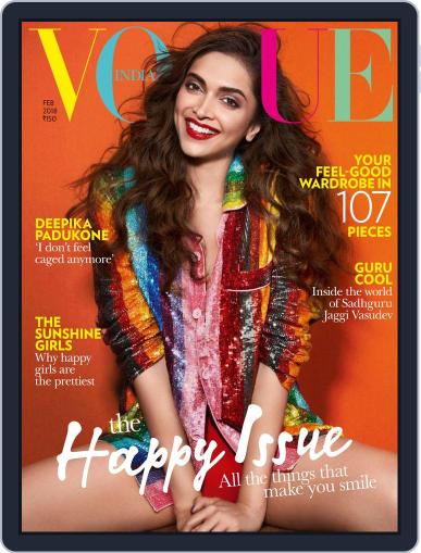 VOGUE India February 1st, 2018 Digital Back Issue Cover