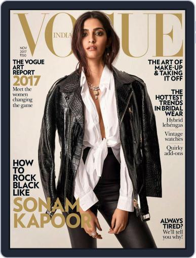 VOGUE India November 1st, 2017 Digital Back Issue Cover