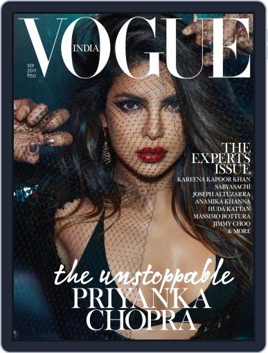 VOGUE India September 1st, 2017 Digital Back Issue Cover