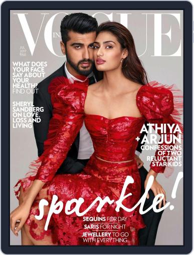 VOGUE India July 1st, 2017 Digital Back Issue Cover