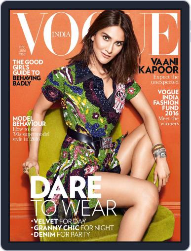 VOGUE India December 1st, 2016 Digital Back Issue Cover