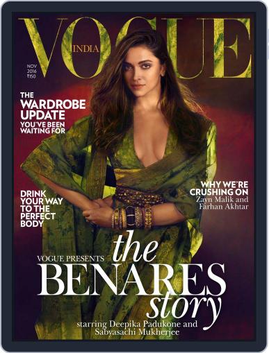 VOGUE India November 1st, 2016 Digital Back Issue Cover