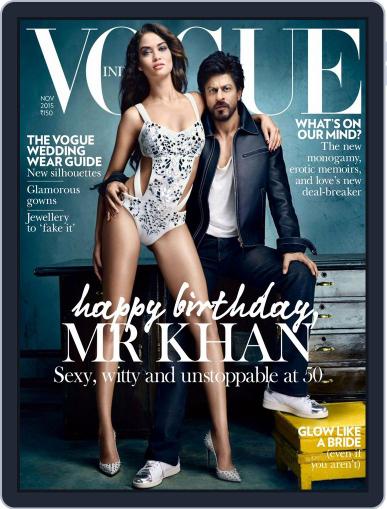 VOGUE India November 1st, 2015 Digital Back Issue Cover
